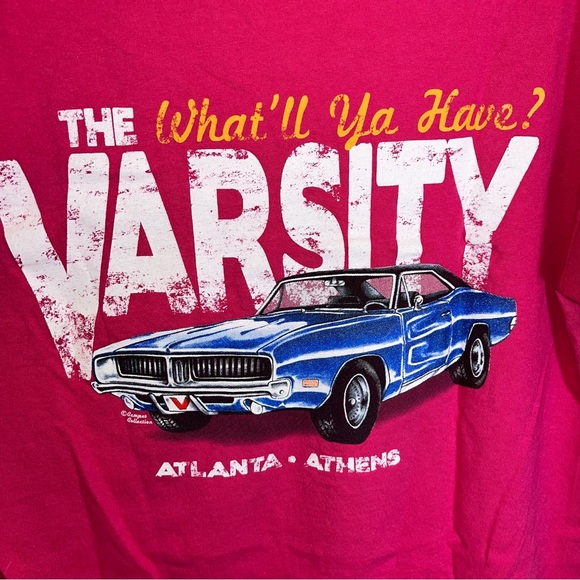 The Varsity Drive In T-Shirt What’ll Ya Have? T-shirt Men Size M pink Atlanta GA - Picture 4 of 6
